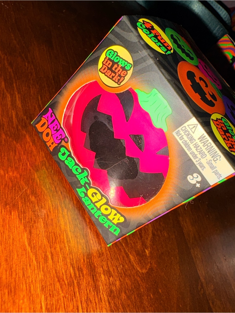 Needoh Jack-Glow-Lantern in Pink